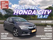 2014 Honda City 1.5 (A) FULL SPEC F.S.R UNDER WARRANTY