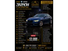 2016 BMW 320i 2.0 M3 SPORT LCI FACELIFT Senang Lulus High High Loan