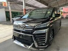 2019 Toyota Vellfire 2.5 ZG 3LED SUNROOF FULL MODELLISTA BODYKITS JAPAN EDITION