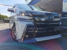 2016 Toyota Vellfire 2.5 ZG 360 SURROUND CAMERA , ANDROID PLAYER, ORIGINAL JAPAN ORIGINAL DAYLIGHT , ORIGINAL JAPAN CHORM , UNREGISTERED