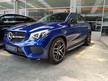 2018 Mercedes-Benz GLE43 3.0 AMG Coupe Panoramic Roof Side Step Surround View Camera Harman Kardon Sound System Push Start Button Keyless-Go Power Boot