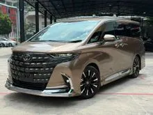 2025 Toyota Alphard 2.5 Executive Lounge MPV HYBRID HEV - UNREG SUPER LOW MILEAGE FREE 5 YEAR WARRANTY RECON GRADE 5A JAPAN REPORT