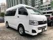Used 2012 Toyota Hiace 2.5 D (M) Window Van High Roof 12 Seats Front leather seat Android Reverse Camera - Cars for sale