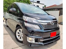 2012 Toyota VELLFIRE 3.5 V6 (A) VL NEW FACELIFT MODELISTA BODYKIT HOME THEATER PILOT SEAT 2 POWER DOOR POWER BOOT 2.4