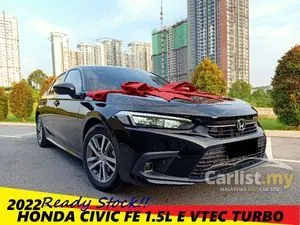 2022 Honda Civic 1.5 E VTEC Sedan FE TURBO 4K KM ONLY READY STOCK