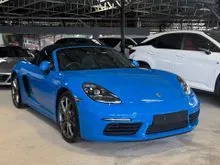 2022 Porsche 718 2.0 Boxster Convertible UNREG ( PDLS PLUS , BOSE , SPORT CHRONO , 20000KM )