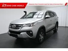 2016 Toyota Fortuner 2.4 (A) 4X4 SUV (TIPTOP CONDITION) (1-YEAR WARRANTY)