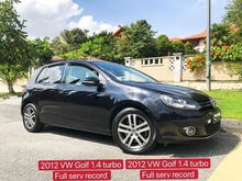TRUE YEAR 2012 Volkswagen Golf 1.4 Turbo DOCTOR owner
