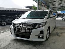 2016 Toyota Alphard 2.5 SA Sunroof UNREG