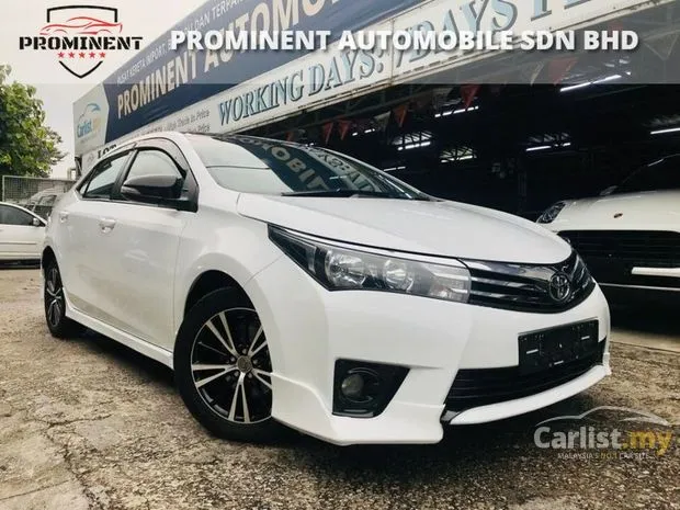 搜索toyota丰田corolla Altis 二手车 在马来西亚出售 Carlist My