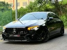 Mercedes-Benz AMG CLA45S 2.0 4MATIC+/STAGE 2 TUNING/POP&BANG/AKRAPOVIC EXHAUST SYSTEM/EVENTURI COOL AIR INTAKE/ADVAN RG2 18 INCH SPORT RIMS/DRIFT MODE