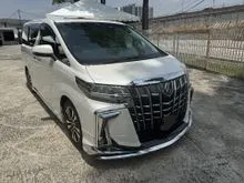 2021/2022 Toyota Alphard 2.5 SC FULLY LOADED JBL / 360 CAMERA / SUNROOF / DIM / BSM / MODELISTA BODYKIT / FULL SERVICE RECORD