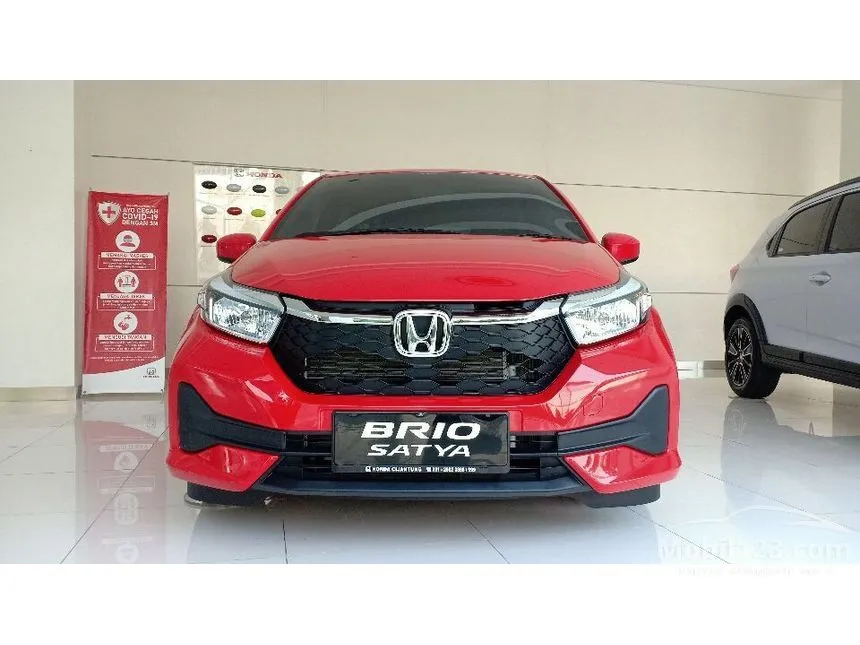 Jual Mobil Honda Brio 2023 E Satya 1.2 di DKI Jakarta Automatic Hatchback Merah Rp 157.900.000