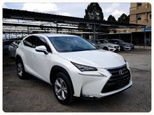 2015 (UNREG) Lexus NX200t 2.0 VERSION L**POWER BOOT**HEAD UP DISPLAY**AUTO FOLDING SEAT**FULL SPEC**SPECIAL OFFER