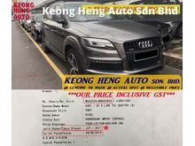 (ACTUAL YR MADE 2O11)(GST INCLU)(7 SEATERS)(1 OWNER)(DIESEL)(TIPTOP)(LOW MILEAGE)(KL CHERAS AREA)(REG 2O14) AUDI Q7 3.0 TDI S-LINE QUATTRO