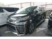 2018 Toyota Vellfire 2.5 Z G Edition (A) -UNREG-