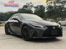 2021 Lexus IS 300 2.0 F Sport MODE BLACK EDITION SUPER COOL GREY CAR,Grade 4.5B Mileage 39k With Lexus Warranty 5 Years,Almost Full Spec Car