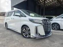 2022 Toyota Alphard 2.5 SC Grade 4.5 Sun Roof PCS LTA BSM DIM Display Audio Pilot Seat Power Boot Modelista Bodykit Unregister
