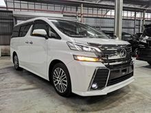 2017 Toyota Vellfire 2.5 Z G (PRE-CRASH-ORI LOW MILEAGE-UNREG)