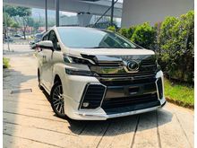 JBL SOUND SYSTEM , SURRONDING CAMERA , PRE-CRASH , FULL MODELISTA BODYKIT , UNREGISTER Toyota Vellfire 3.5 ZA G Edition MPV , PRICE CAN NEGO!!!