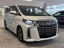 2021 Toyota Alphard 2.5 SC JBL REAR ENTERTAINMENT SUNROOF DIM BSM