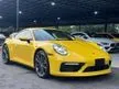 Recon 2020 Porsche 911 3.0 Carrera S#PDLS PLUS#PASM#Japan Spec#14 Ways Power+Memory Seats#Sport Chrono In Yellow Dial#Sport Exhaust#20/21 Carrera Classic Ri