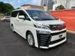 Recon 2018 Toyota Vellfire 2.5 ZA Edition MPV - Cars for sale