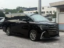 2025 Toyota Alphard 2.5 Z FULL SPEC NEW CAR 30 km ( SUNROOF, 4CAMERA, HUD, SIDE STEP, BSM, DIM, ADVANCE DRIVE / ROOF TV ) - PM BEST OFFER
