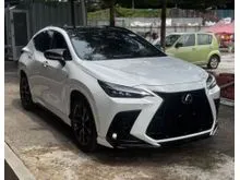 [9,900KM ONLY] 2023 Lexus NX 350 2.4 F-Sport [RED/BLACK INTERIOR] FULLSPEC PANROOF YEAR-END PROMOTION WITH (10YRS WARRANTY T&C APPLY)