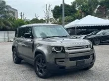 UNREG 2021 Land Rover Defender 2.0 110 P300 SE SUV - Japan Spec - BRONZE METALLIC - MERIDIAN - Digital Meter - Seat Ventilation - Side Step - TIP TOP