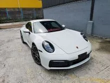 (Grade 4.5-A, 20k-Km Genuine LOW Mileage, Provide Warranty) 2021 Porsche 911 992 3.0 Carrera. 360 Camera, Sport Chrono, PASM GTS GT3 Turbo