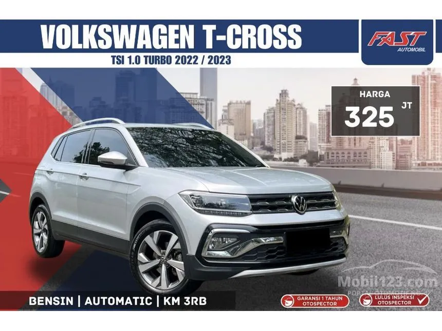 Jual Mobil Volkswagen T Cross 2022 1.0 di DKI Jakarta Automatic SUV Silver Rp 325.000.000