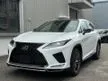 Recon 2022 Lexus RX300 2.0 F Sport Japan Spec Grade 5A LOW Mileage Full Optional With Panoramic Roof, 360 Surround Camera