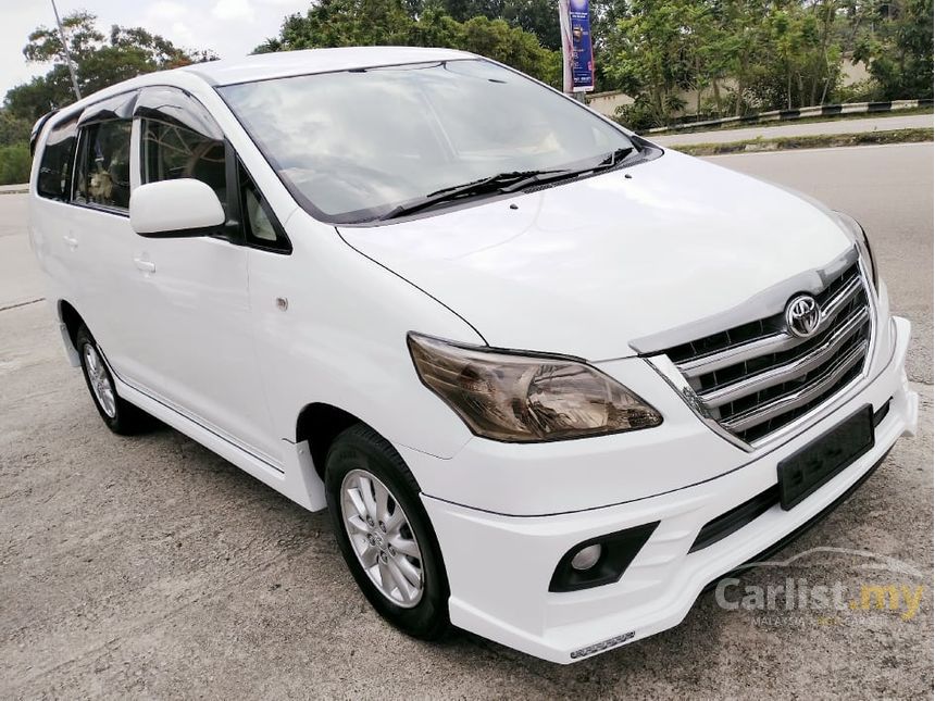 Toyota Innova 2015 G 2.0 in Johor Automatic MPV White for RM 58,999 ...