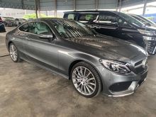 2016 Mercedes-Benz C300 2.0 Premium Coupe SPACE GREY PAN ROOF WHITE UPHOLDSTERY EMS HOT TREDNIND COUPE SST OFFER CALL NOW FOR BEST DEAL