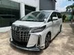Recon 2021 Toyota Alphard 2.5 SC 3LED SUNROOF DIM BLIND SPOT MODELISTA BODYKITS JAPAN EDITION