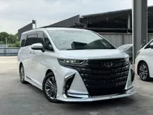 2024 Toyota Alphard 2.5 Z Modelista MPV HUD AUTO PARKING DIM BSM SIDE STEP ROOF MONITOR FULL UNREG