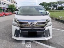 2016 Toyota Vellfire 2.5 ZG MPV