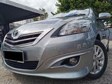 YR MADE 2013 Toyota Vios 1.5 VVT-I E Highspec TRD Bodykit Facelift Model Full Service 1 Lecturer Owner