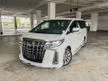 Recon 2020 Toyota Alphard 2.5 G SA MPV TYPE GOLD EDITION WITH ORIGINAL MODELISTA BODYKIT