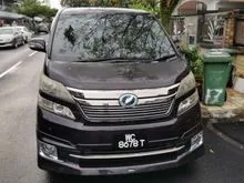 2012 Toyota Vellfire 2.4  MPV