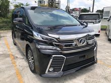 2017 Toyota Vellfire 2.5 ZG MPV Sunroof Year End Offer