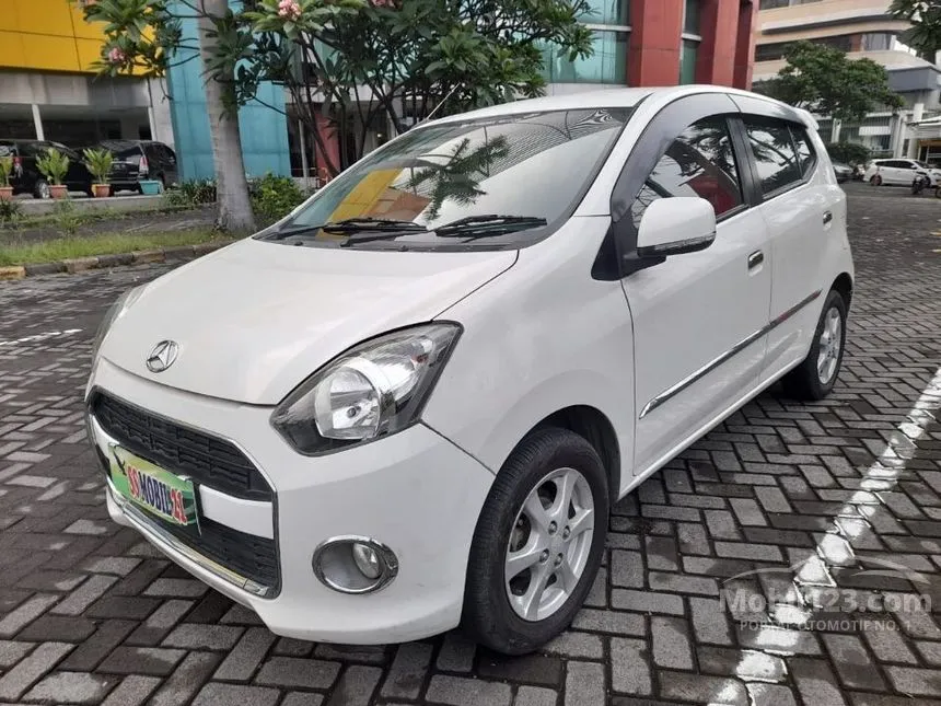 Jual Mobil Daihatsu Ayla 2014 X 1.0 di Jawa Timur Manual Hatchback Putih Rp 92.000.000