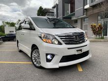 2012 Toyota Alphard 2.4 SC 4 Cam Home Theatre