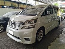 2009 Toyota Vellfire 2.4 Z Platinum 1 Owner 2 Power Door Power Boot Original Paint