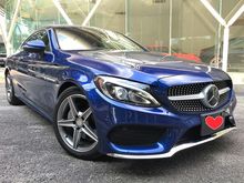 2016 Mercedes-Benz C180 COUPE 2 DOORS AMG LIMITED BLUE