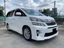 2012 Toyota Vellfire 2.4 X 2 POWER DOOR & 360 CAMERA HOME THEATER