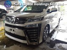 2018 Toyota Vellfire 2.5 ZG FULL ALPINE MONITOR/SUNROOF/PRE CRASH/FULL LEATER UNREG