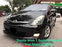 Year Make 2006/10 Toyota Wish 1.8 VVTi (A) Facelift 4 Disc Brake