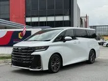 2024 Toyota Vellfire 2.4 turbo Z Premier Sunroof 360 dim bsm Side Step